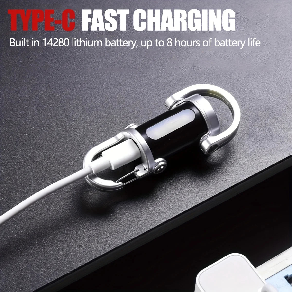 Keychain Multi-Function Mini Flashlight Mobile Power Bank