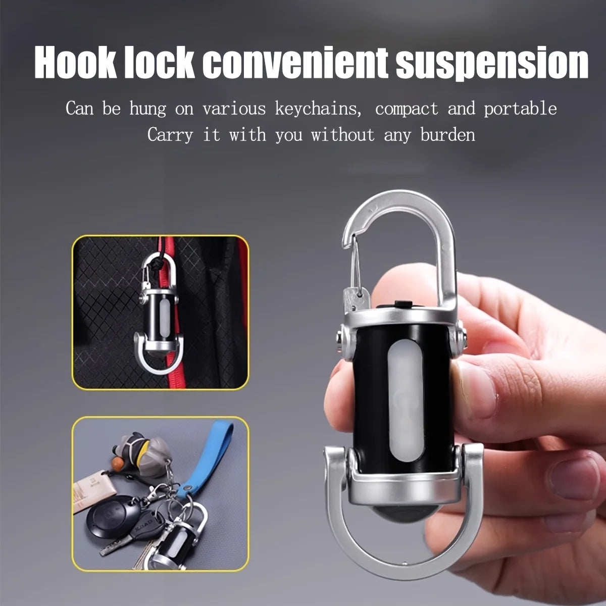 Keychain Multi-Function Mini Flashlight Mobile Power Bank
