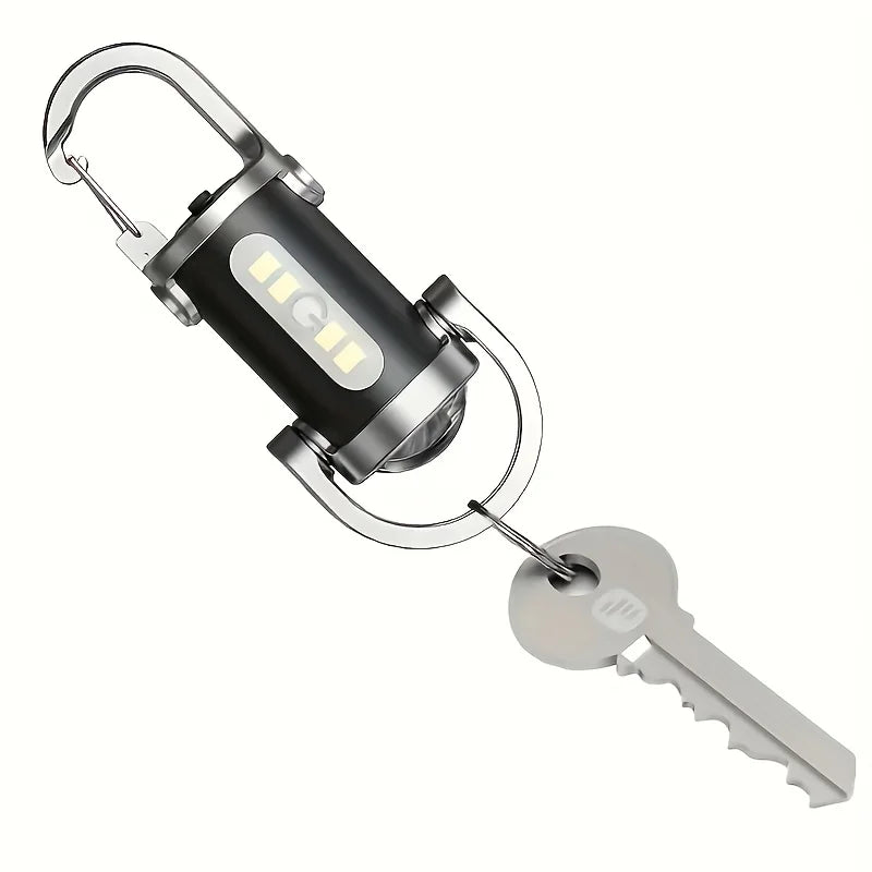 Keychain Multi-Function Mini Flashlight Mobile Power Bank